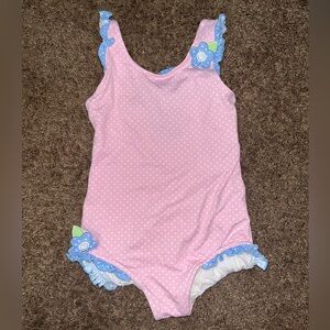 Florence Eiseman Pink and Blue Kids Swim One Piece